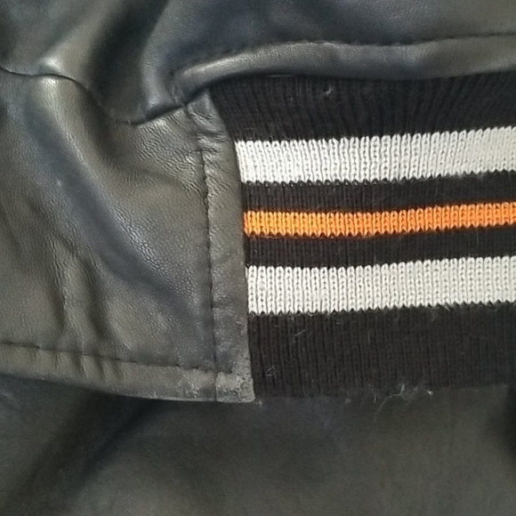 EUC Bossalini Worldwide Leather Jacket - Picture 12 of 15